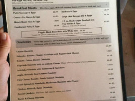 North Shore Cafe menu