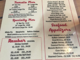 Maruca's Tomato Pies (maruca’s Pizza) menu