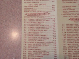 Golden House menu