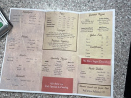 Lazzara's Pizza menu