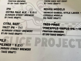 Slice Project menu