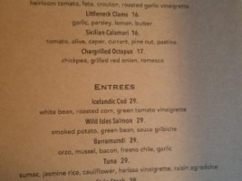 Two Fish Byob menu