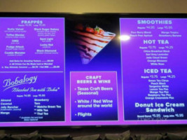 Black Sugar Caffe menu