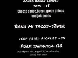 Smokin Friday Bbq menu