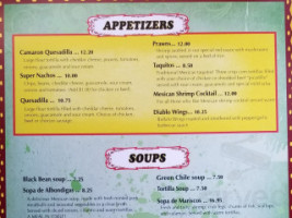 Plaza Bonita Family Mexican menu