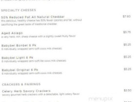 Blue Heron French Cheese Company menu