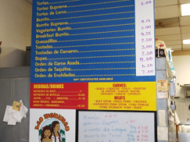 Las Morenas Taqueria menu