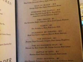 Victoria menu