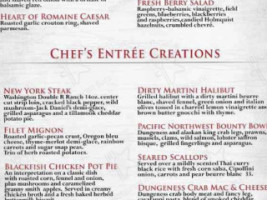 Blackfish Grill menu