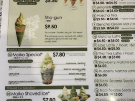 Matcha Cafe Maiko menu