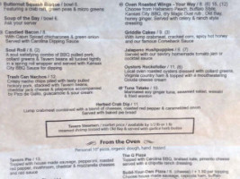 Tavern On 12 menu