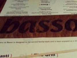 Basso menu