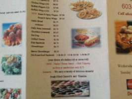 Bruchetti's Pizzeria menu