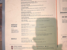 Maui Brewing Co menu