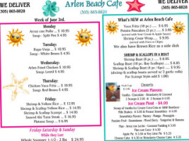 Morgans At Arlen Beach menu