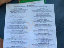 Steve's Marina menu