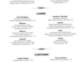 Sinatra menu