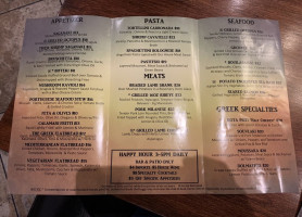 Zorba's Mediterranean Grille menu