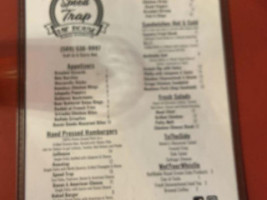 The Speedtrap Taphouse menu