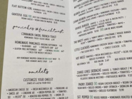 Andy Pepper's menu