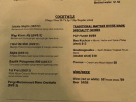 Port-au-prince Haitian Cuisine menu