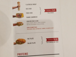 The Kebab Shop menu