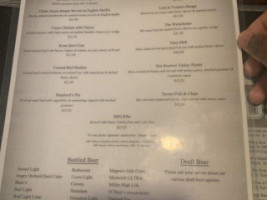 Clarke's Bar Restaurant menu