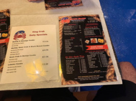 Shake Shake Seafood menu