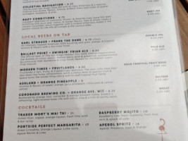 Ketch Grill Taps menu