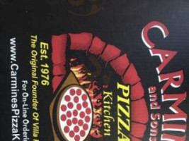 Carmine's Pizza Kitchen menu