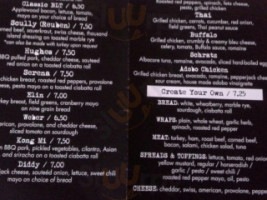 Scripts Cafe menu