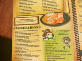 El Cerro Grande menu