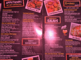 Roosters menu