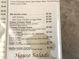 Barham Plaza Deli menu