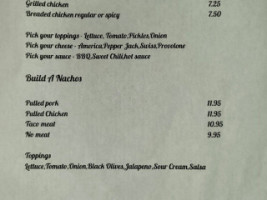 The Burg menu