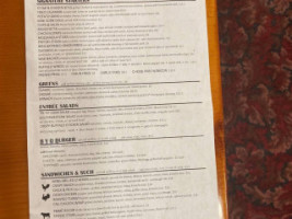 Maxwell Inn menu