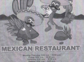 Los Jalapeno's Mexican menu