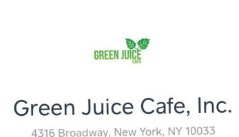 Green Juice Cafe. food