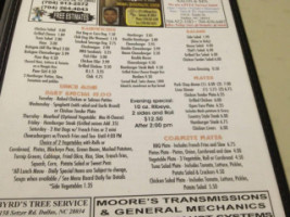 Country Kitchen menu