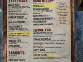 Hassayampa Barbecue menu