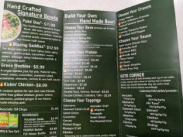 Poke Fresh menu