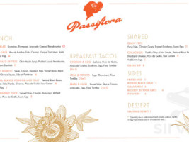 Passiflora menu