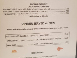 Cj's Grill menu