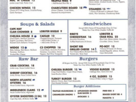 Chelsea 5 Gastropub Tropicana Atlantic City menu