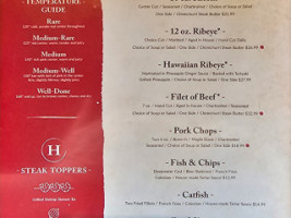 Holston's Kitchen menu