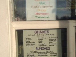 Hasty Freez menu