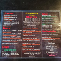 Sky's Pizza Pie menu