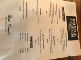 The Rock Garden Eatery And menu