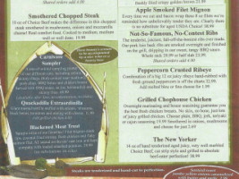 Norman Quack's Chophouse menu