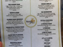 Meister's Grill menu